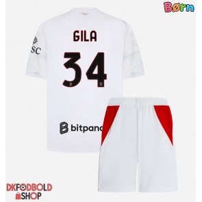 AC Milan Mario Gila #34 Udebanesæt Børn 2026-27 Kort ærmer (+ korte bukser)